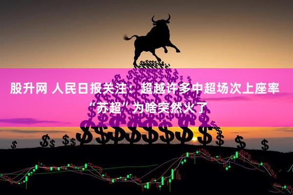股升网 人民日报关注：超越许多中超场次上座率 “苏超”为啥突然火了