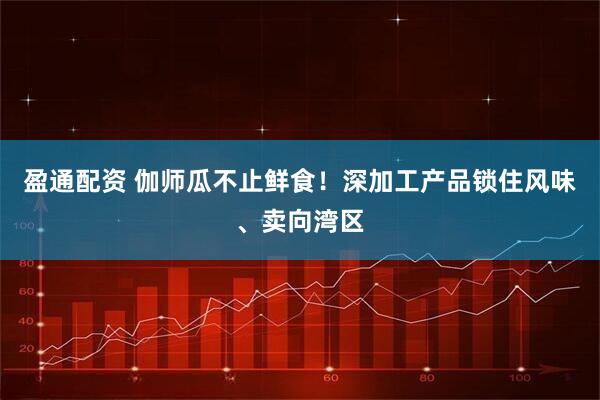 盈通配资 伽师瓜不止鲜食！深加工产品锁住风味、卖向湾区