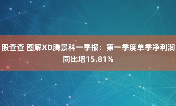 股查查 图解XD腾景科一季报：第一季度单季净利润同比增15.81%